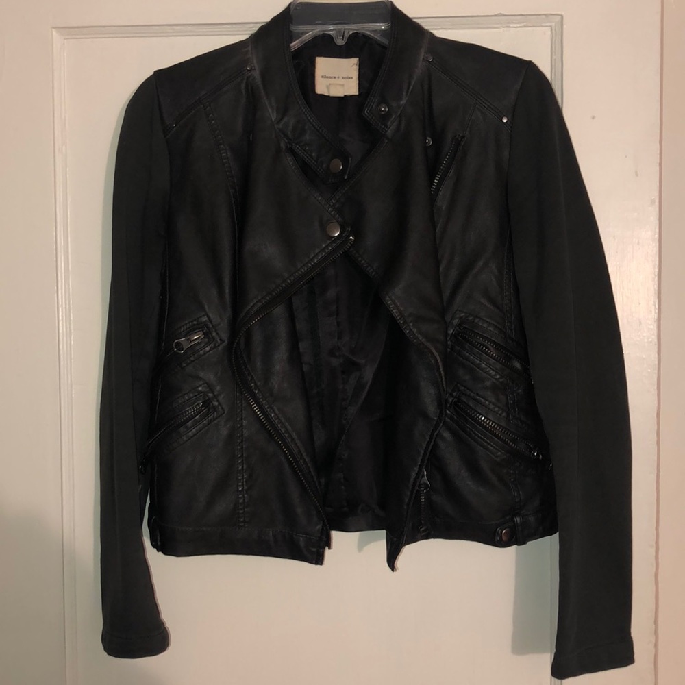 Vegan Leather Moto jacket